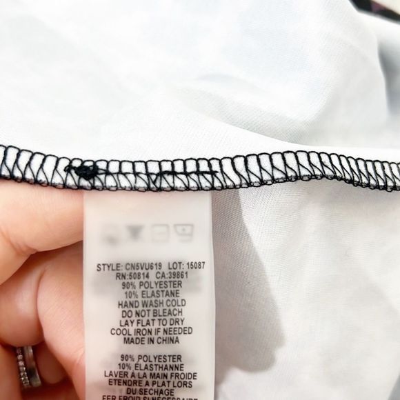 Elie Tahari Raveena Ruched Sheath Dress Aubergine Purple & Black Leopard Print 8 - Picture 11 of 13